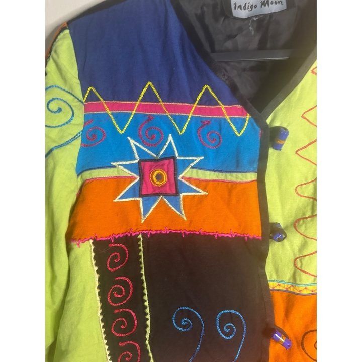 Immagine di Indigo Moon Colorful Patchwork Jacket 2
