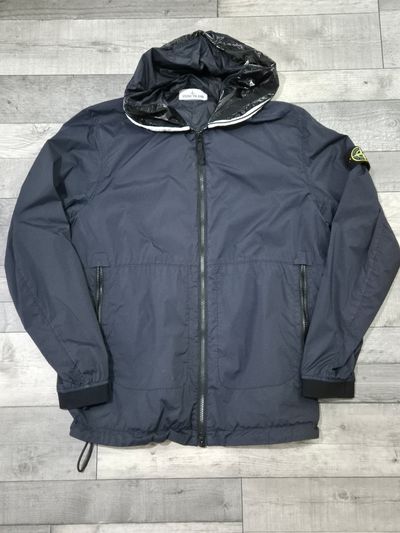 Nylon Skin Touch Navy Jacket