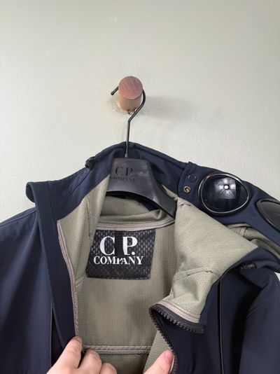 C.P. Company Navy Soft Shell Jacket 2