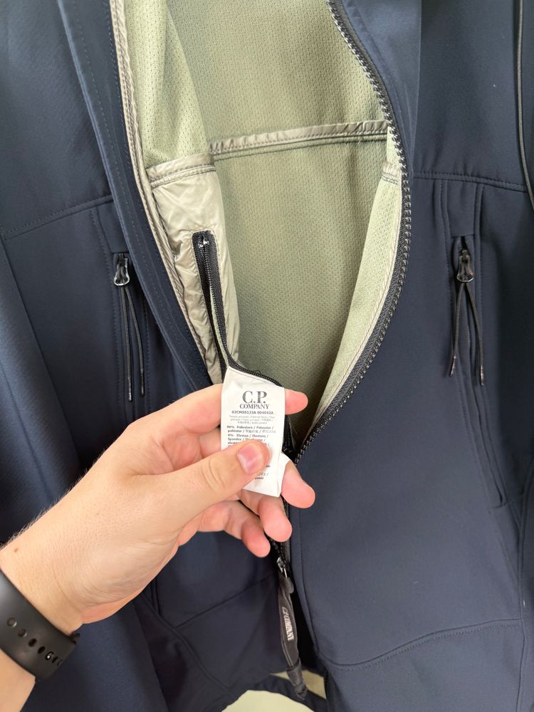 C.P. Company Navy Soft Shell Jacket 5