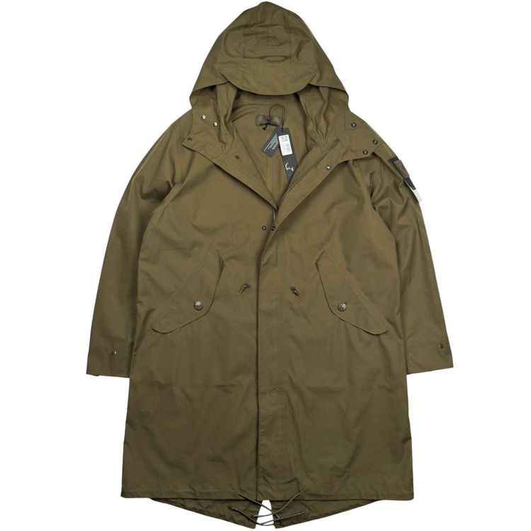 S/S 23 Stone Island O-Ventile Ghost Fishtail Parka Jacket - Khaki