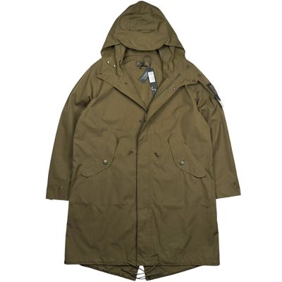 S/S 23 Stone Island O-Ventile Ghost Fishtail Parka Jacket - Khaki