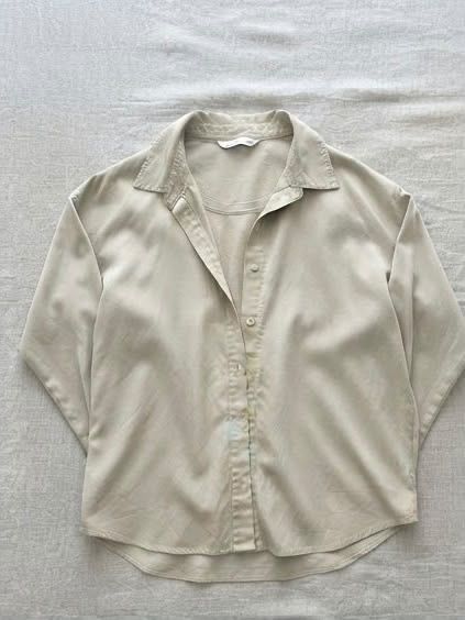 Beige Button-Up Shirt image 1