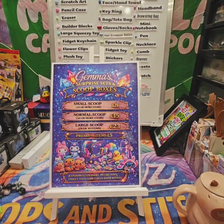 Unknown Gemma's Surprise Sets & Scoop Boxes Sign product image