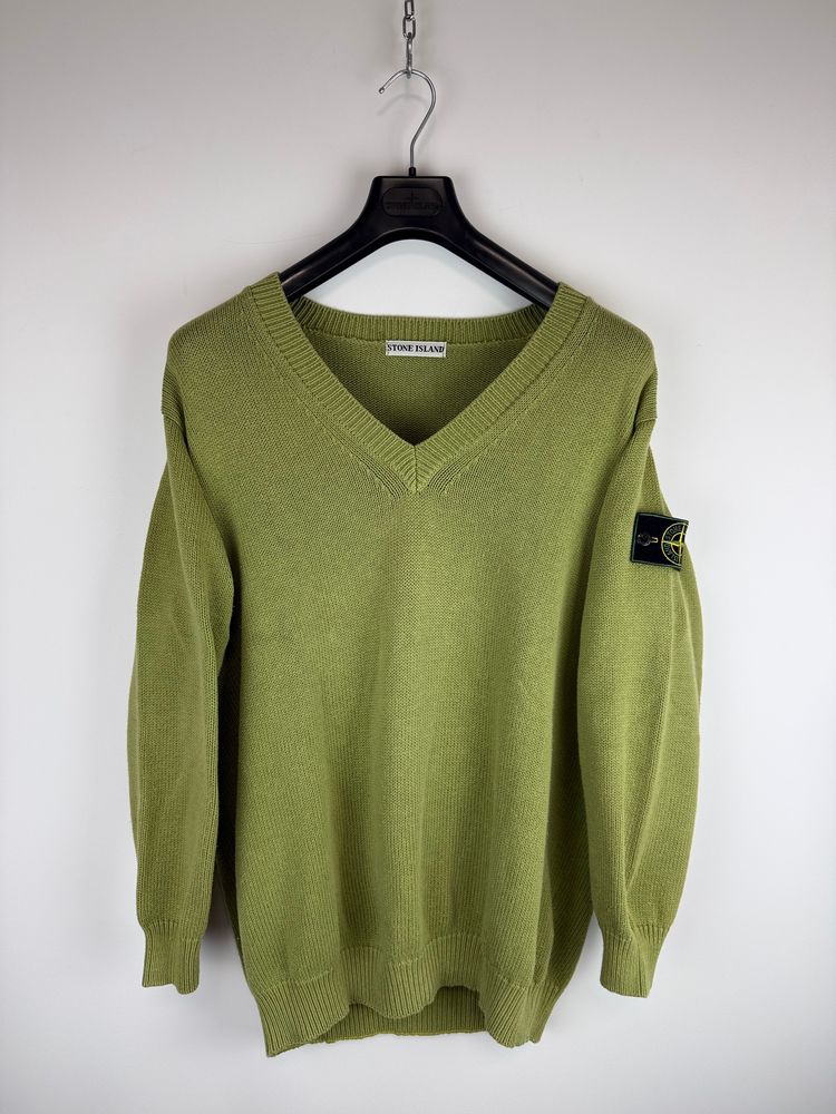 Green vintage Stone Island sweater
