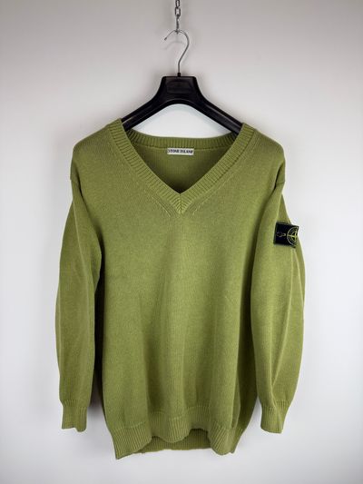 Green vintage Stone Island sweater