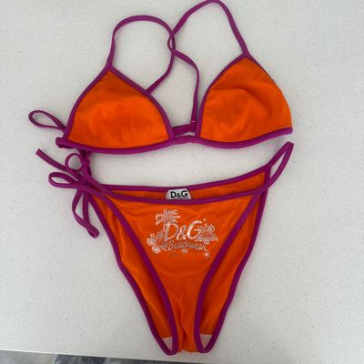 D&G Orange Bikini Set