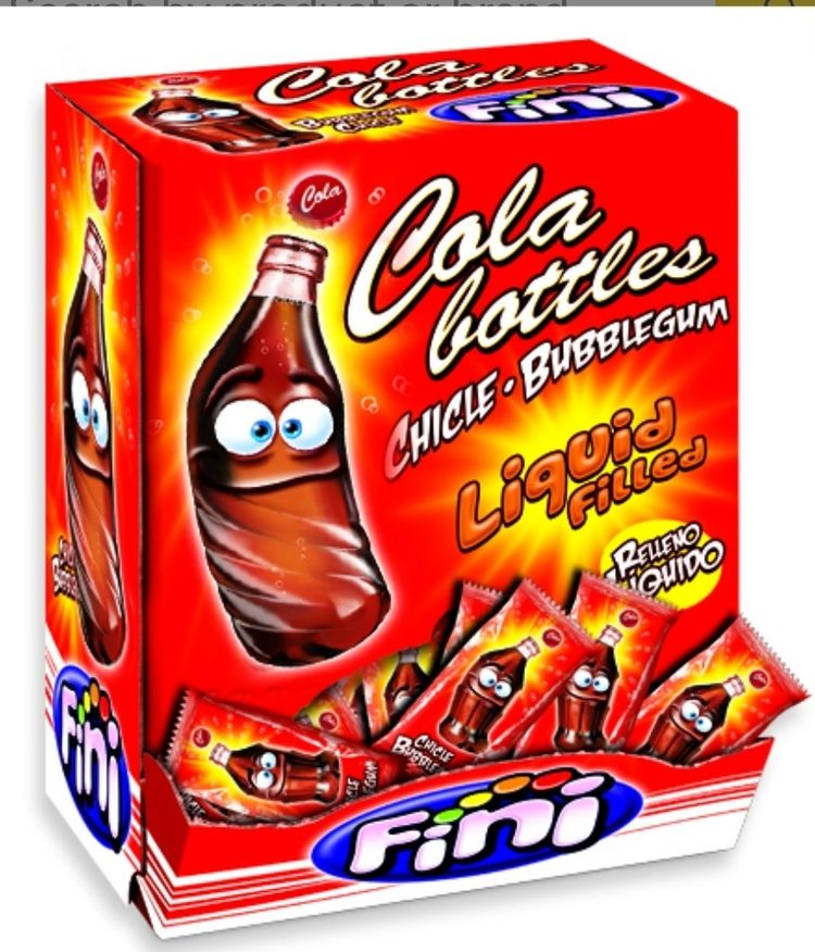 Other Fini Cola Bottles Bubblegum Candy box of 200 product image