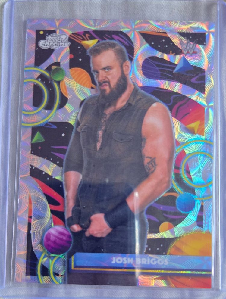 Topps Chrome Wwe Josh Briggs Trading Card
