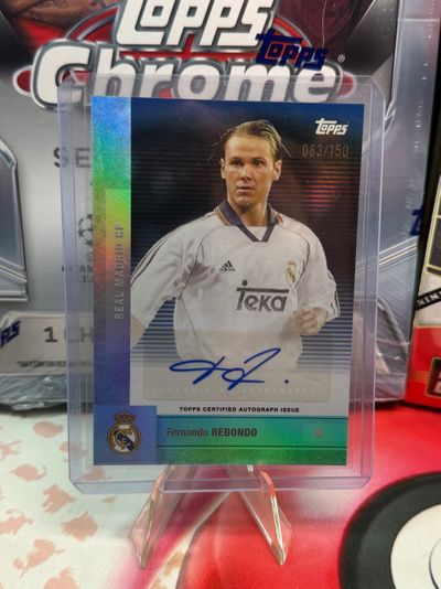Topps Fernando Redondo Autographed Soccer Card
