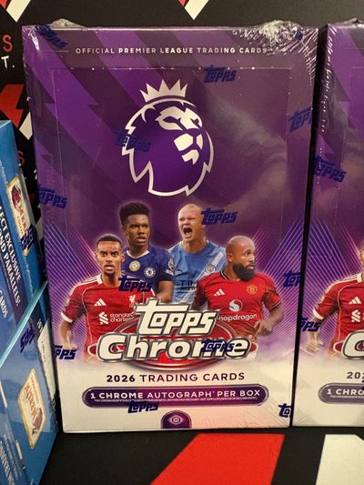 Topps Chrome 2026 premier league random team spot
