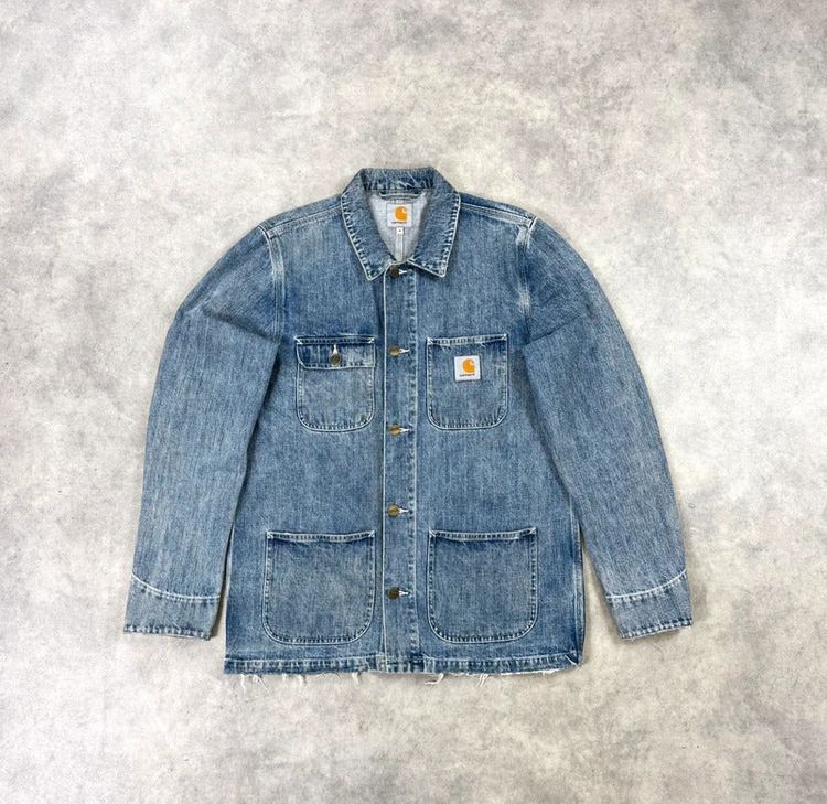 Carhartt Michigan denim chore jacket image 1