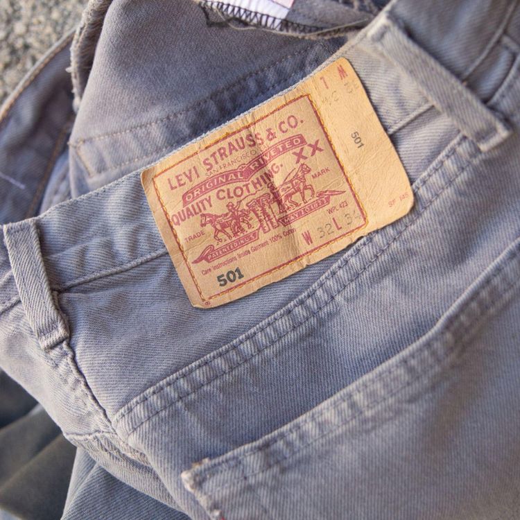 Immagine di Levi's 501 two-tone flared jeans 2