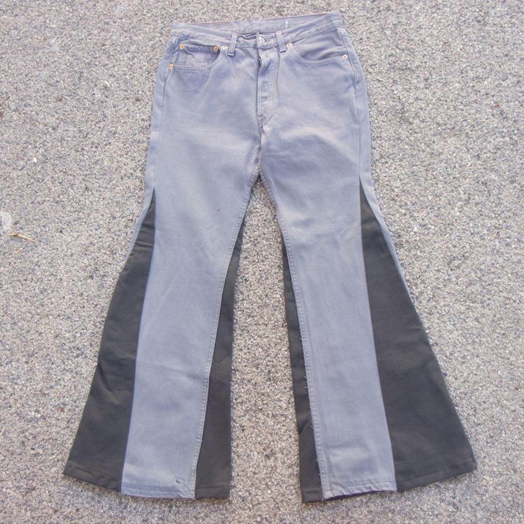 Immagine di Levi's 501 two-tone flared jeans 3