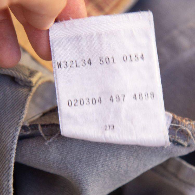 Immagine di Levi's 501 two-tone flared jeans 4