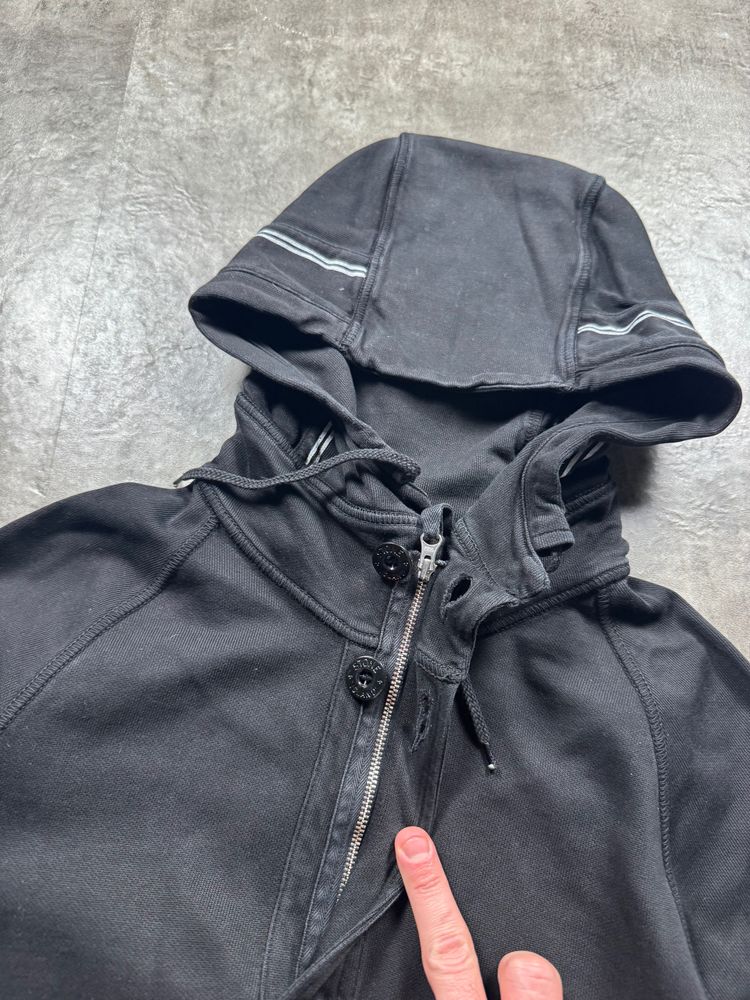 Stone Island Black Hoodie anni 2000 image 3