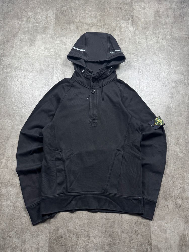 Stone Island Black Hoodie anni 2000