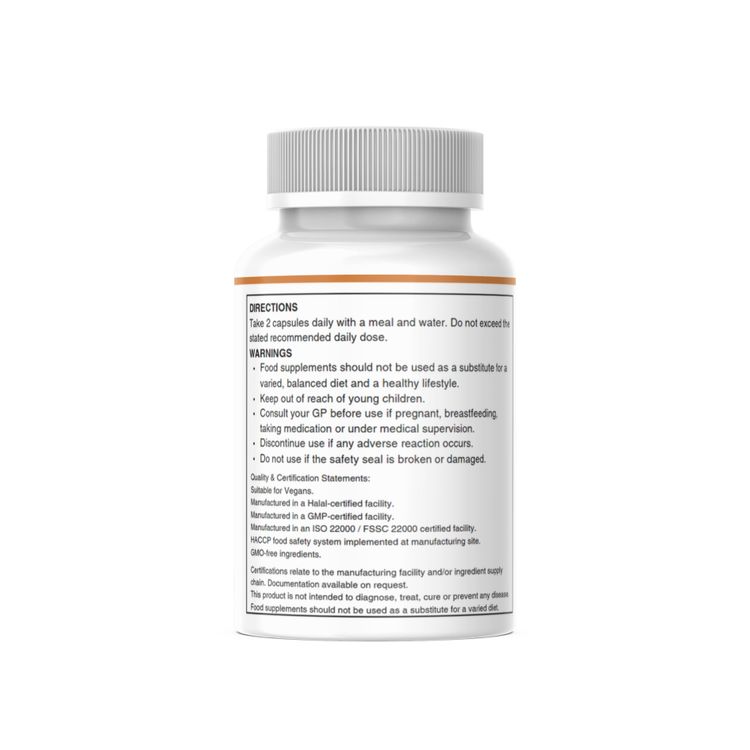 Nutra Essentia Turmeric Curcumin Complex Vegan Capsules obraz 6