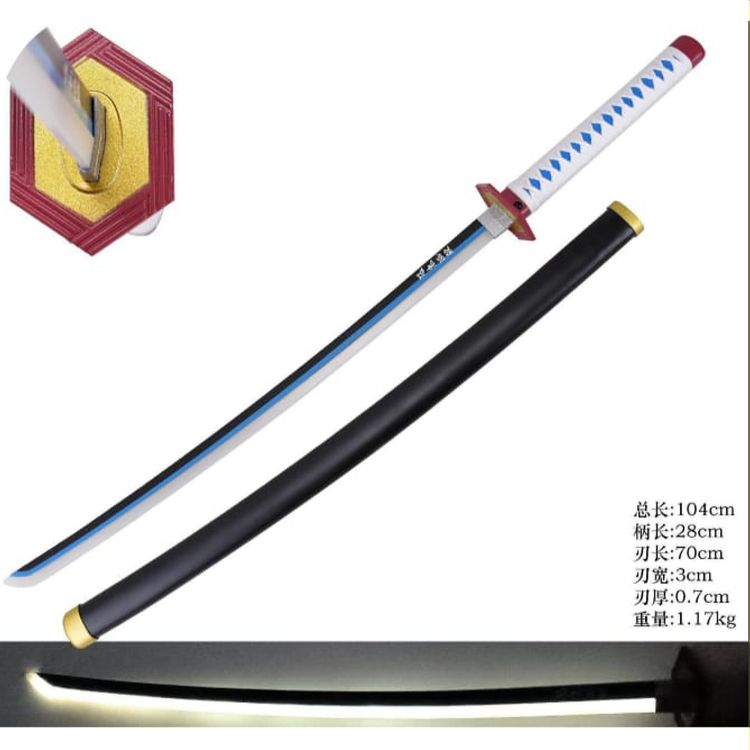 Slayer Demon Slayer Tomioka Giyuu's Katana Metal LED Sword product image