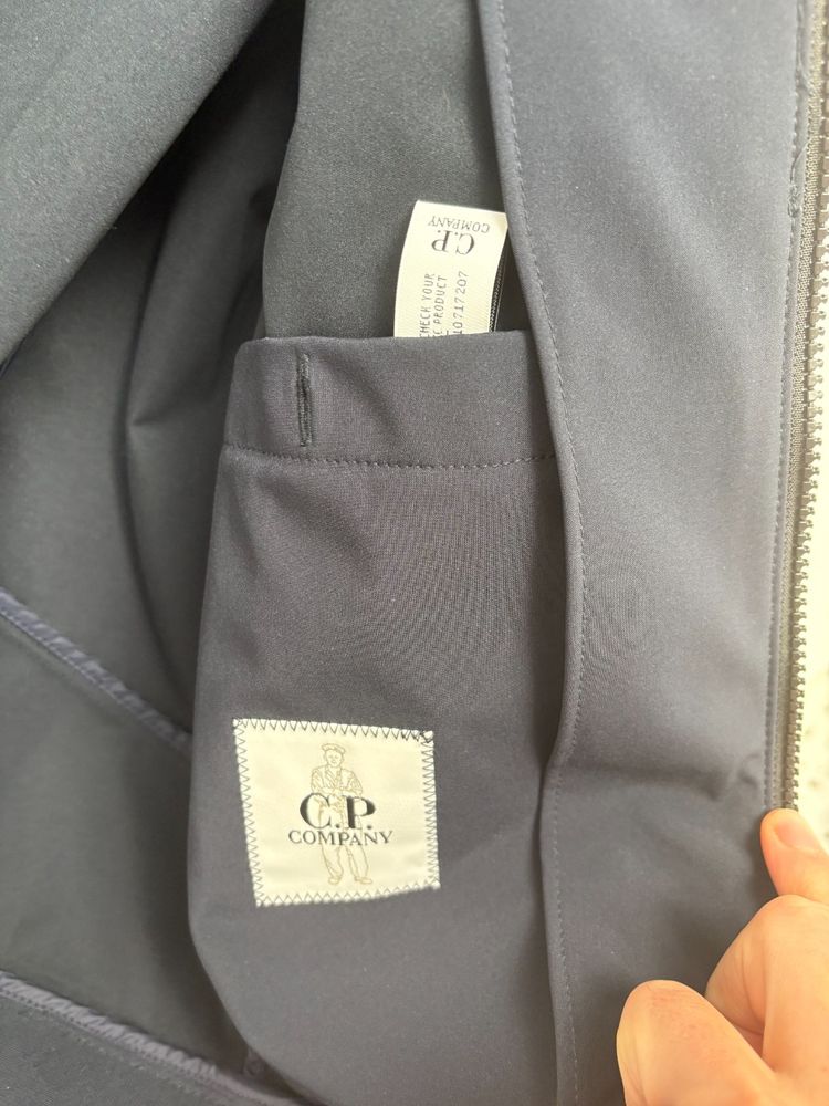 CP Company Navy Soft Shell Jacket image 6