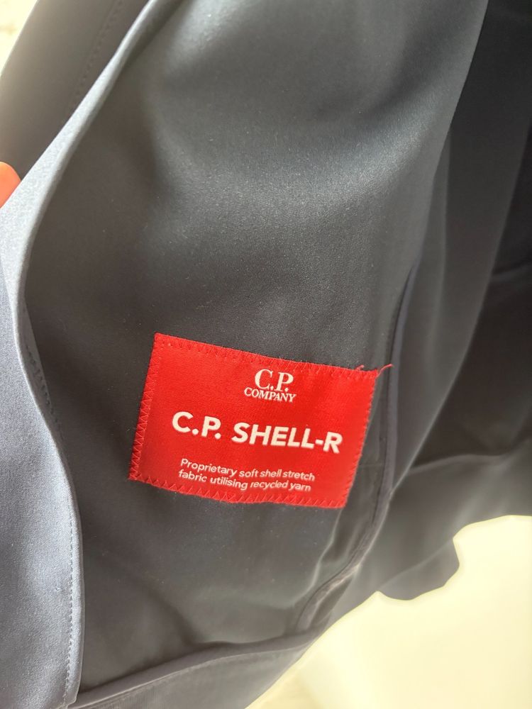 CP Company Navy Soft Shell Jacket image 5