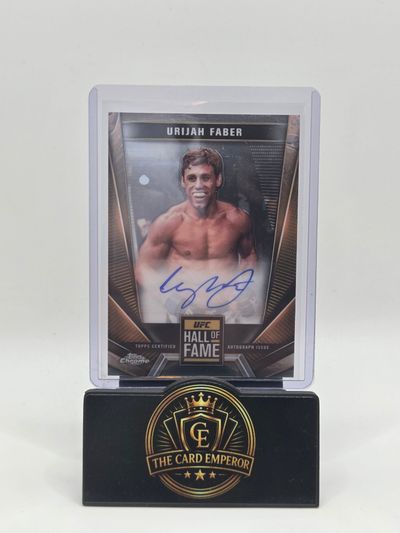Urijah Faber (Bantamweight) Autographed Card Topps Chrome UFC 2024