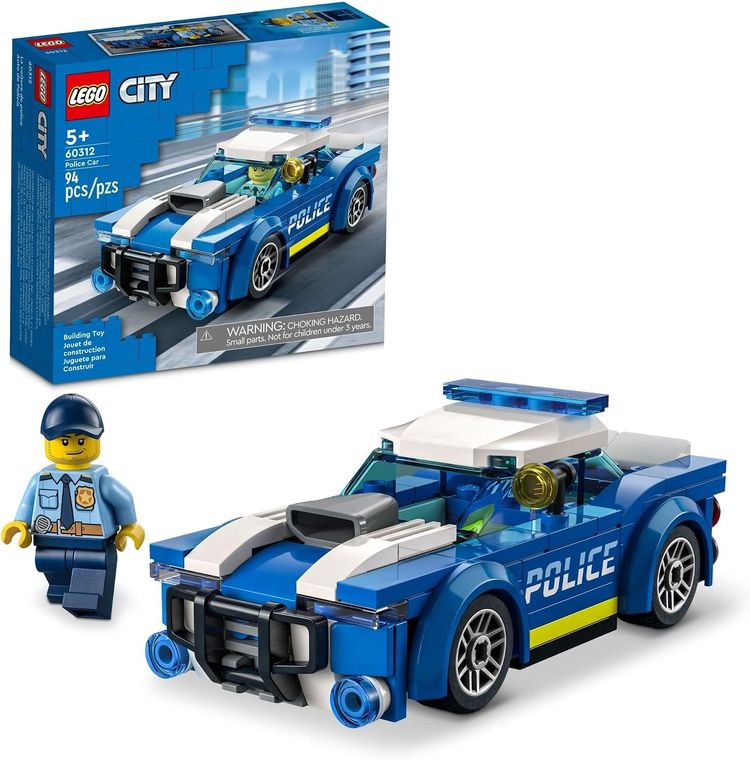 Lego City Police Car Building Set obraz 2