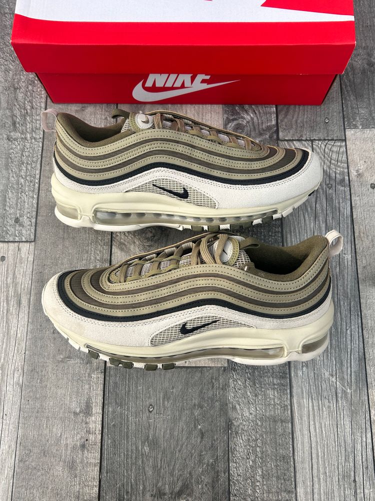 Nike Air Max 97 SE Trainers - ‘Light Bone Medium Olive’ - Size UK 7.5  3