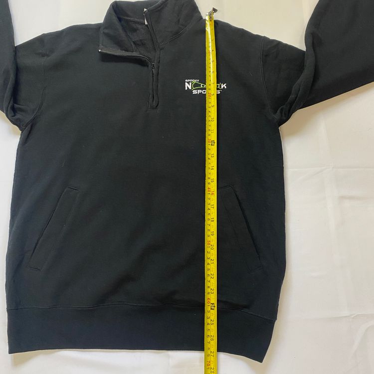 Champion Quarter Zip Sweatshirt - Black (Medium) obraz 8