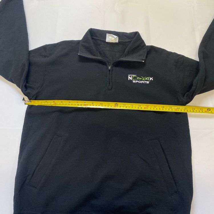 Champion Quarter Zip Sweatshirt - Black (Medium) obraz 7