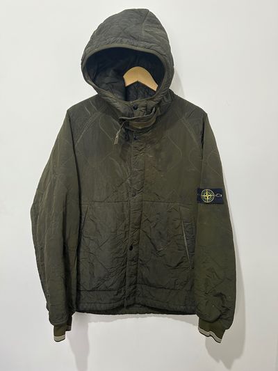 Stone Island 2005 Quilted Nylon Metal Shimmer Jacket
