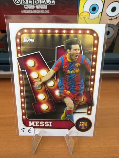 Topps Messi Football Trading Card