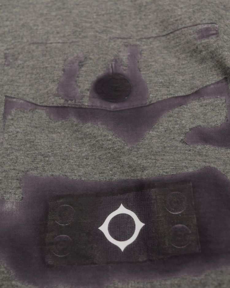 MA. Strum Chest Pocket Print T-Shirt Grey - MED image 3