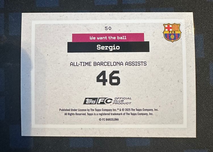  Sergio Busquets 10/10 team set  imagen 2