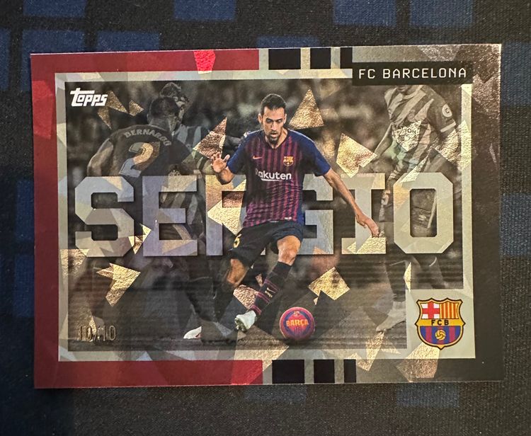  Sergio Busquets 10/10 team set 