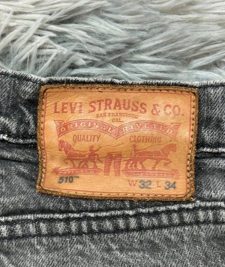 Levi'S 510 Grey Jeans obraz 3