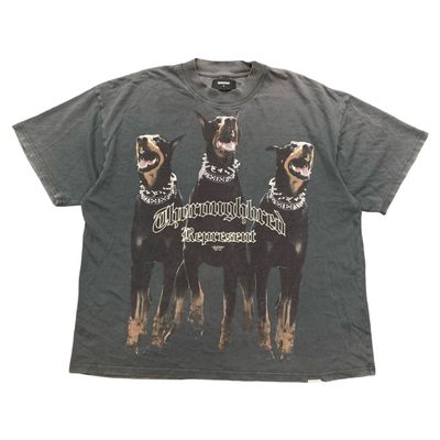 Represent XL Tee Thoroughbred Dog Vintage Black T-Shirt