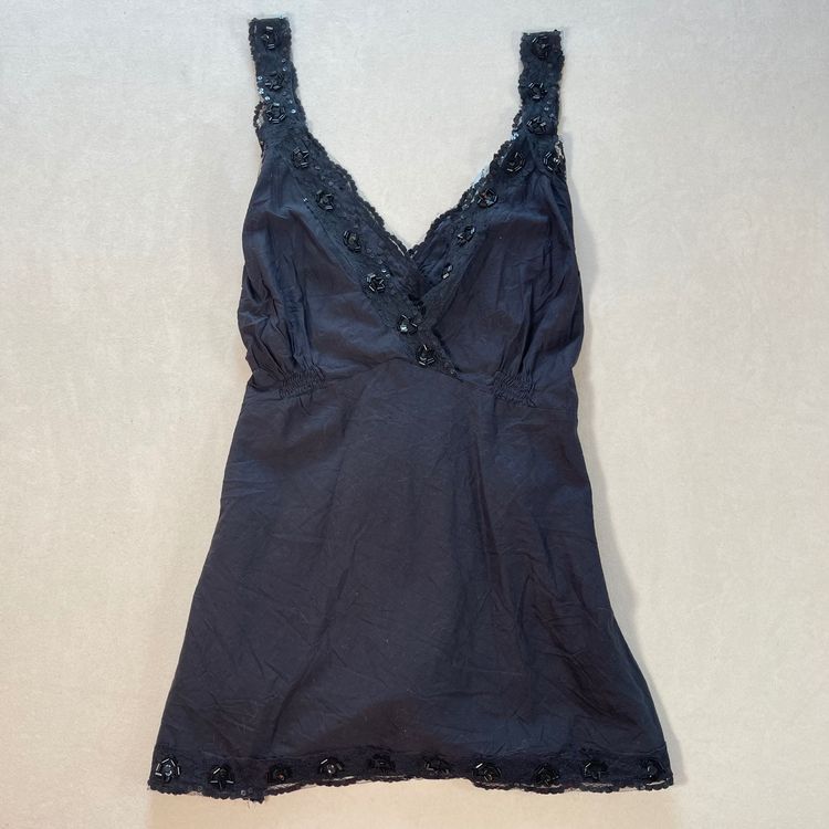 Red Herring Black Sleeveless Top