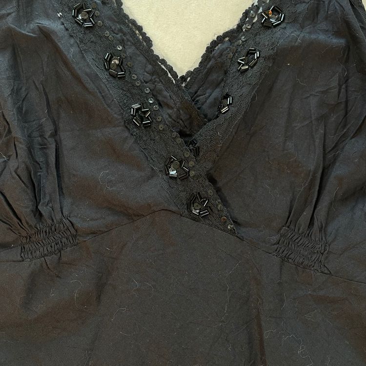 Immagine di Red Herring Black Sleeveless Top 2