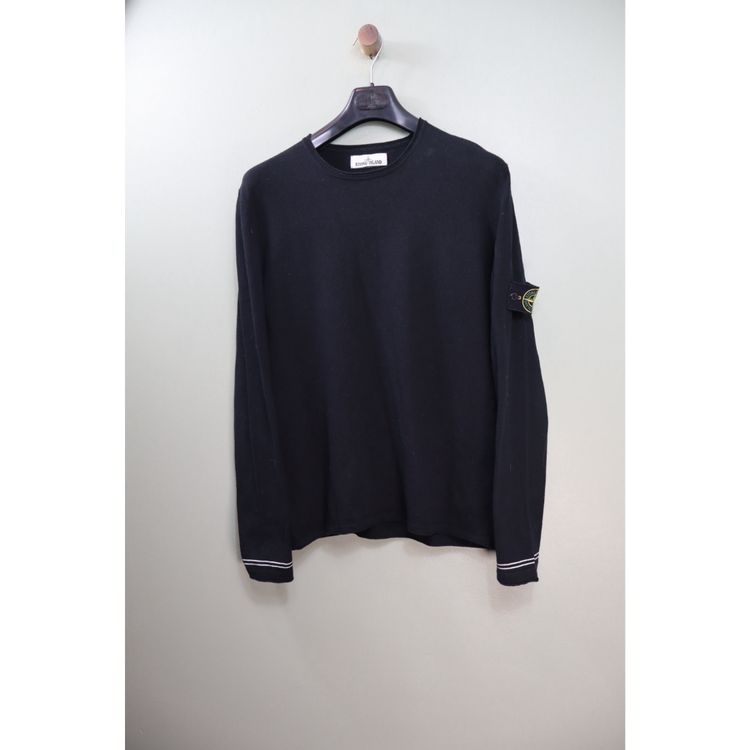 Stone Island Black Knit Jumper