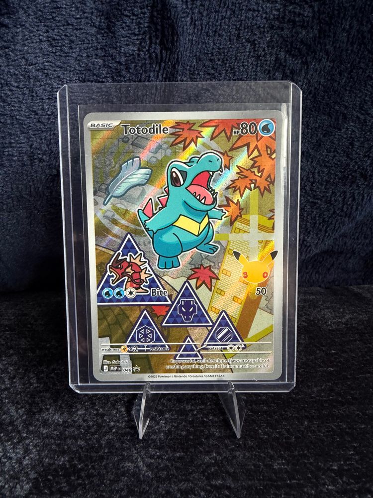 Pokémon Totodile Pokémon Card first partner series 2 product image