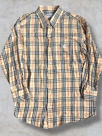 Burberry Checkered Button-Up Shirt vintage