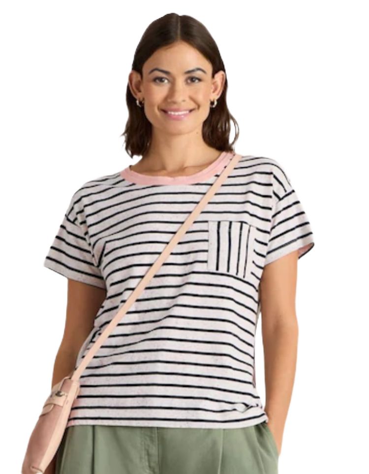 Women's 100% Cotton Dani T-Shirt in Blue