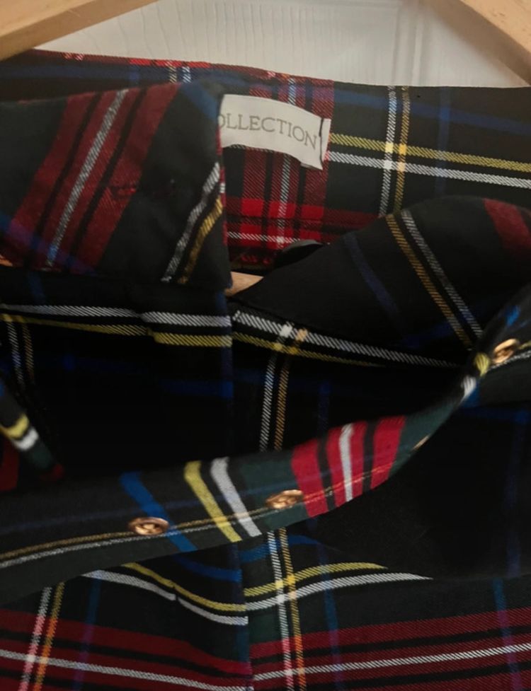 Plaid Pants With Belt image 2