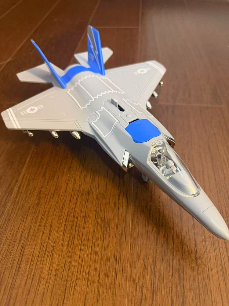 Military Fighter Jet Toy – Diecast Aircraft Model 770, Boys Gift / Desk Decor obraz 1
