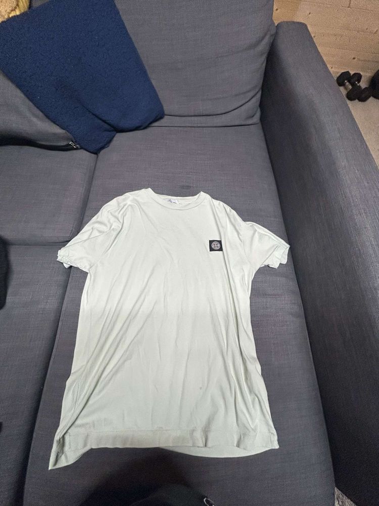 Green stone island T-shirt 