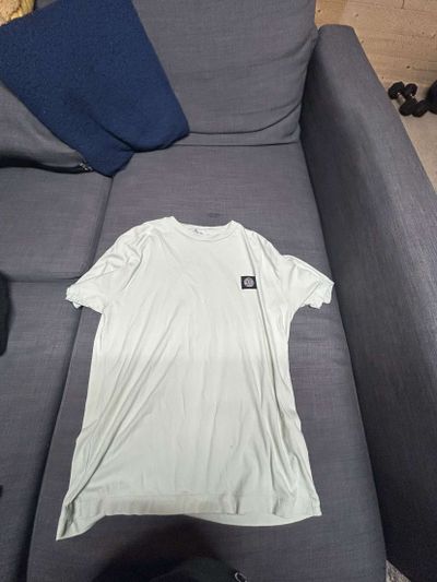 Green stone island T-shirt