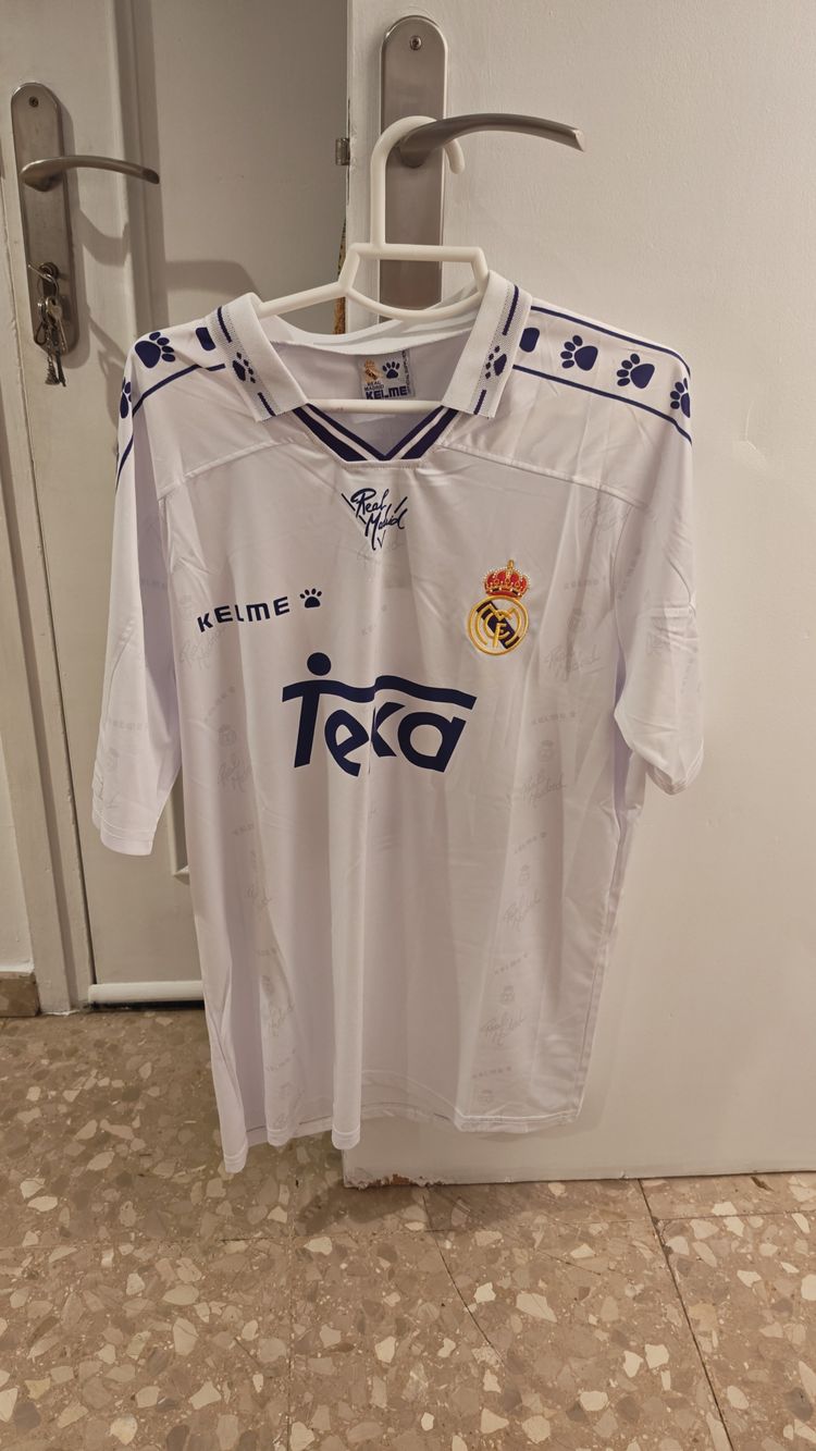 Kelme Real Madrid White Football Shirt Laudrup 10