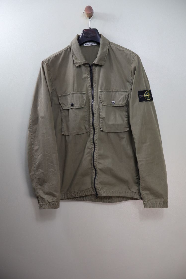 Stone Island Khaki Overshirt 4