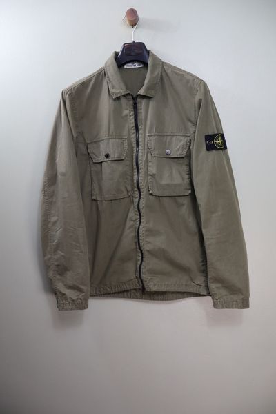 Stone Island Khaki Overshirt 4